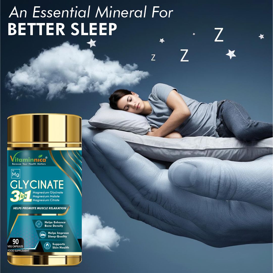 Vitaminnica Magnesium Glycinate 3 in 1- 90 Capsules - Image 3
