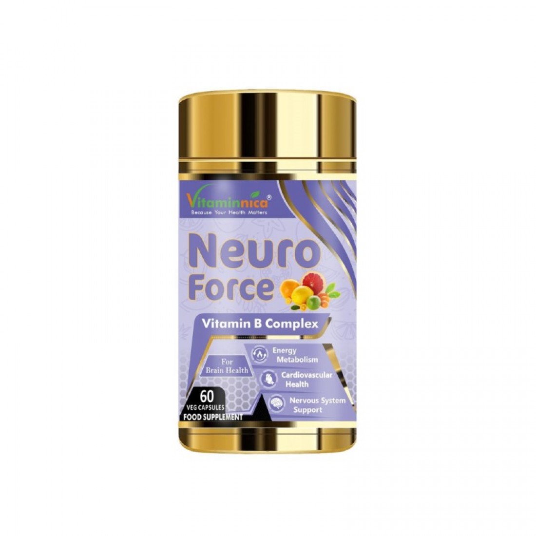 Vitaminnica Neuro Force Capsules 60's - Brain H, GW
