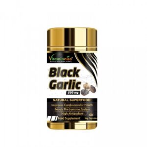 Vitaminnica Black Garlic 500mg Capsules 60’s – Brain health, General Wellness, Heart Health