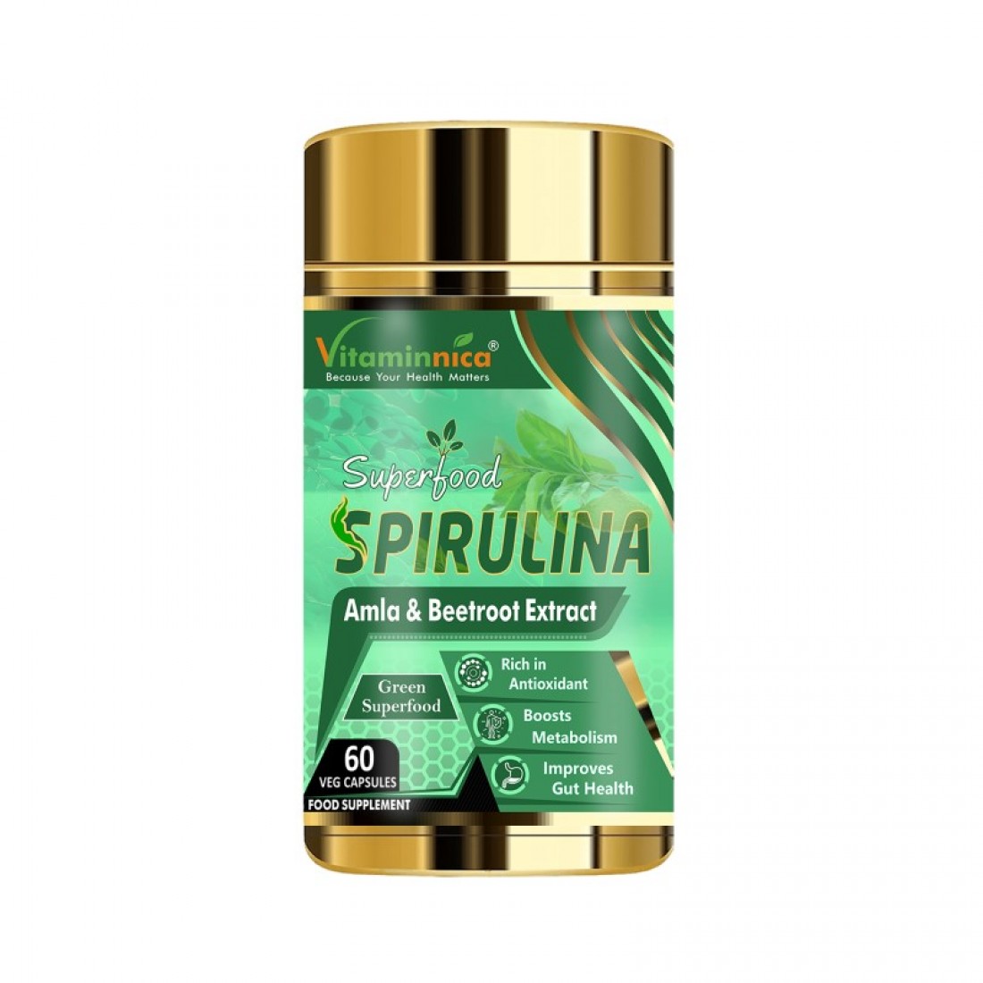 Vitaminnica Spirulina 500mg Capsules 60’s – GW