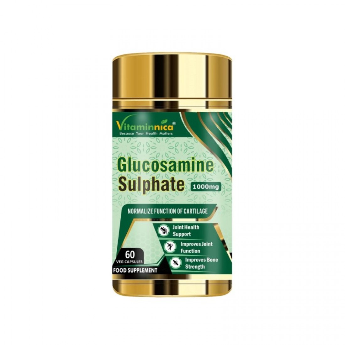 Vitaminnica Glucosamine Sulphate 1000mg Capsules 60’s – J&B H