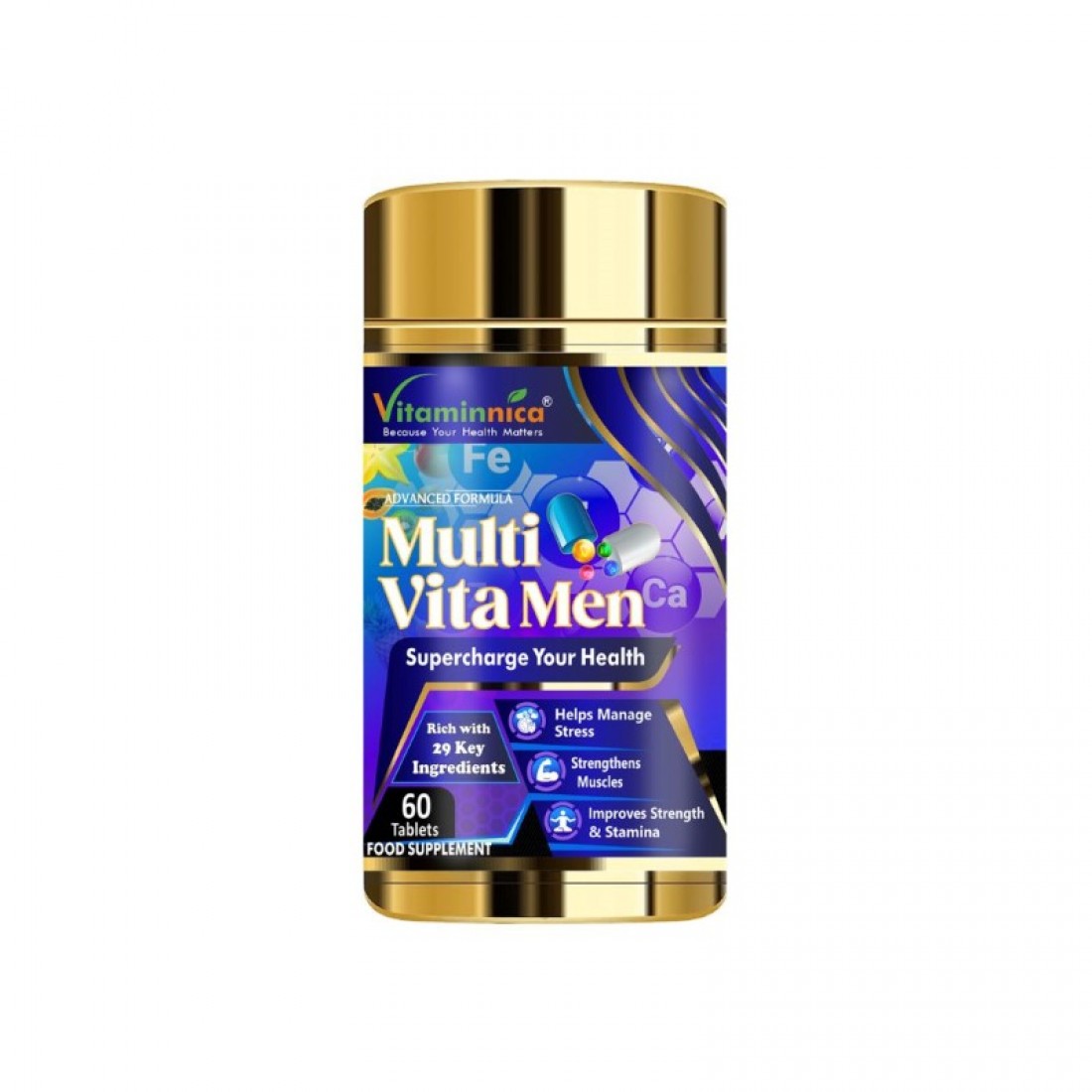 Vitaminnica Multi Vita Men Tablets 60's - Men's Health, GW