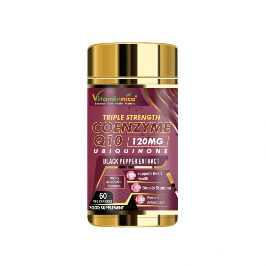 Vitaminnica Coenzyme Q10 120mg Capsules 60’s – GW