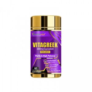 Vitaminnica Vitagreek 300mg Capsules 60’s (Fenugreek) (D) Weight Mx, GW.