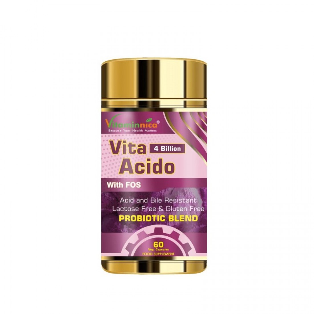 Vitaminnica Vita Acido 4 Billion Capsules 60’s  – WH, GW
