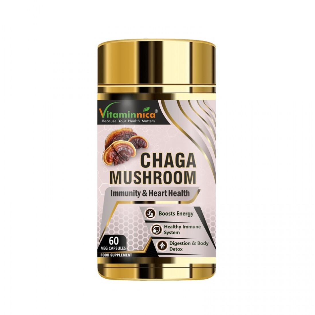 Vitaminnica Chaga Mushroom 500mg Capsules 60’s – GW