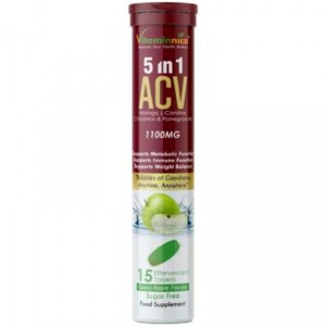Vitaminnica ACV 5 in 1 Effervescent Tablets 15’s Green Apple – GW