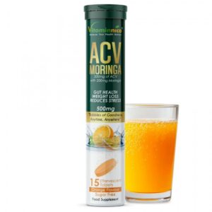 Vitaminnica ACV Moringa Effervescent Tablets 15’s Orange – Weight Mx
