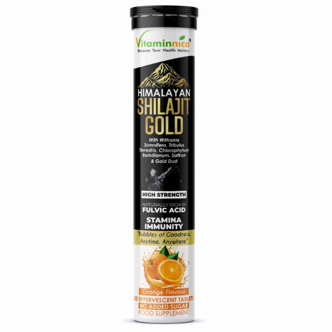 Vitaminnica Effervescent Tablets 20’s Shilajit Gold – GW