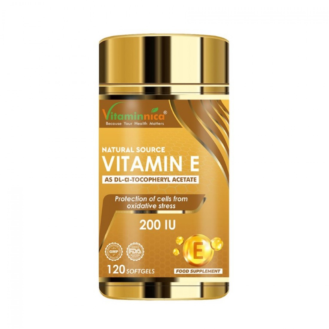 Vitaminnica Vitamin E 200IU Softgels 120’s – GW